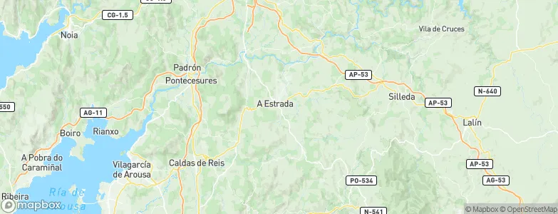 A Estrada, Spain Map