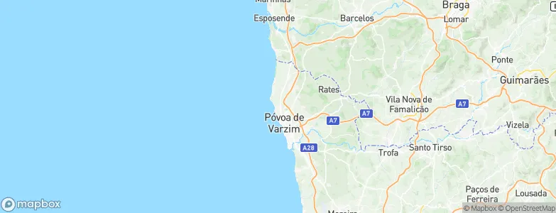 A Ver-O-Mar, Portugal Map