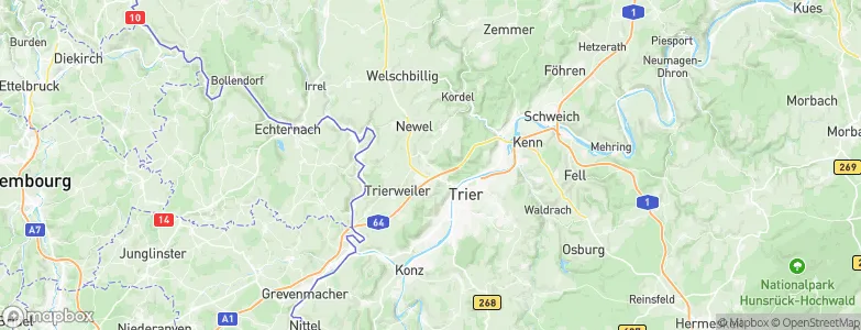 Aach, Germany Map