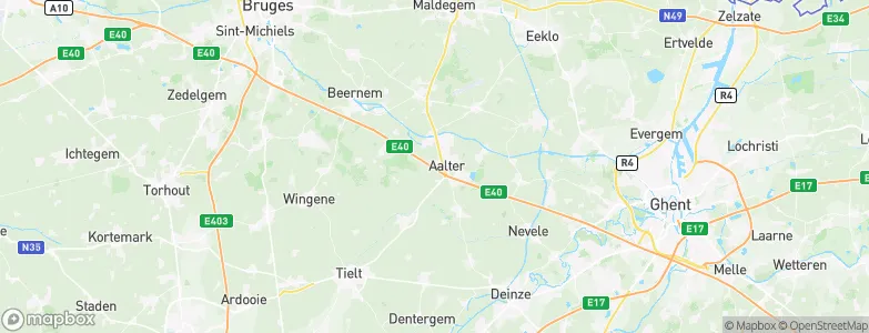 Aalter, Belgium Map