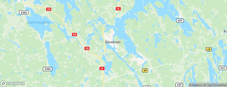 Äänekoski, Finland Map