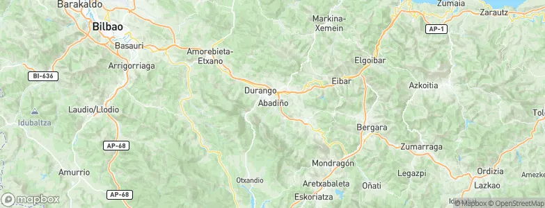 Abadiño, Spain Map