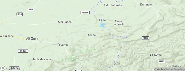 Abadou, Morocco Map