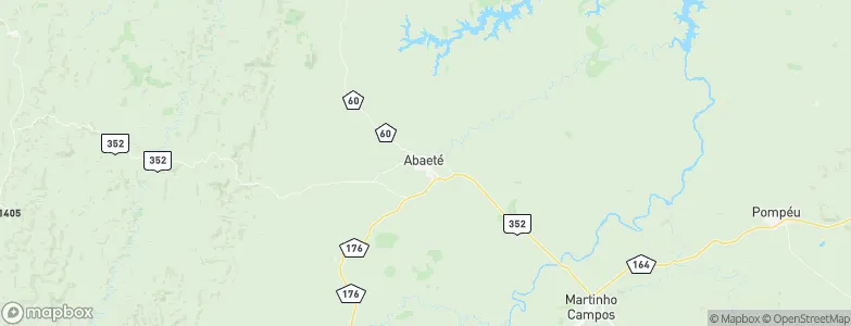 Abaeté, Brazil Map