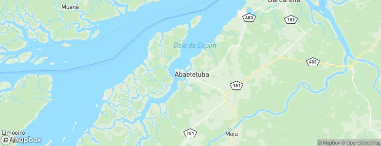 Abaetetuba, Brazil Map