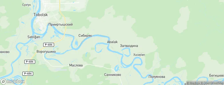 Abalak, Russia Map