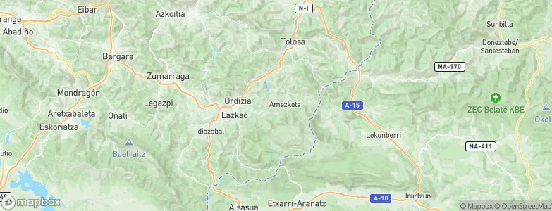 Abaltzisketa, Spain Map