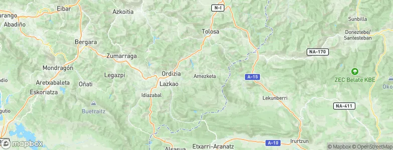 Abaltzisketa, Spain Map