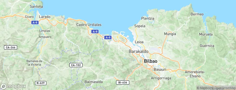 Abanto Zierbena / Abanto y Ciérvana, Spain Map