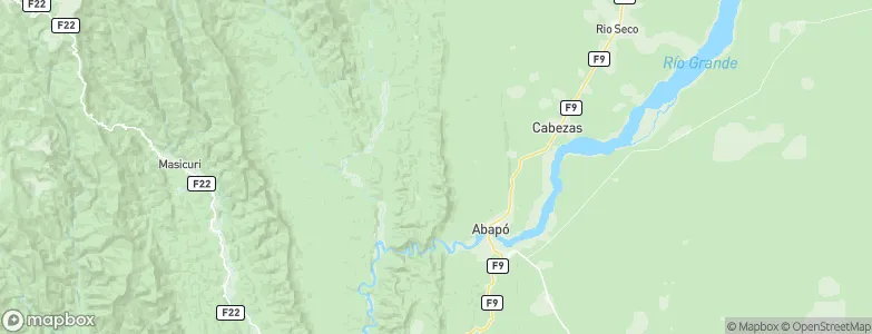 Abapó, Bolivia Map