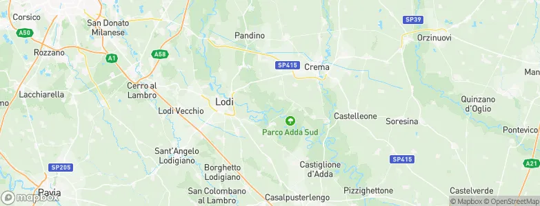 Abbadia Cerreto, Italy Map