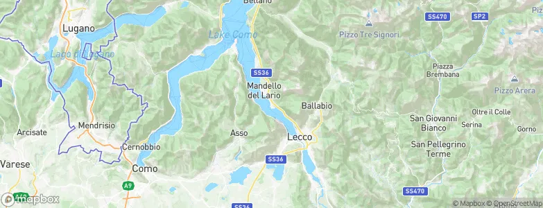 Abbadia Lariana, Italy Map