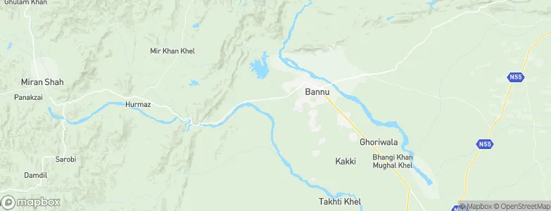 Abbas Kili, Pakistan Map
