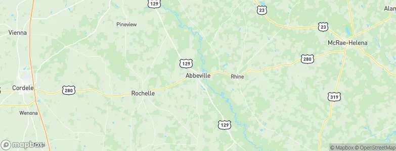 Abbeville, United States Map
