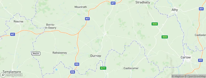 Abbeyleix, Ireland Map
