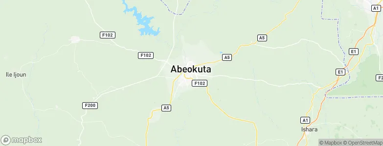 Abeokuta, Nigeria Map