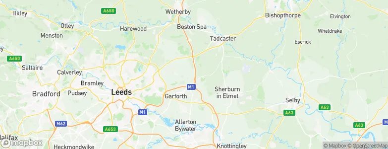 Aberford, United Kingdom Map