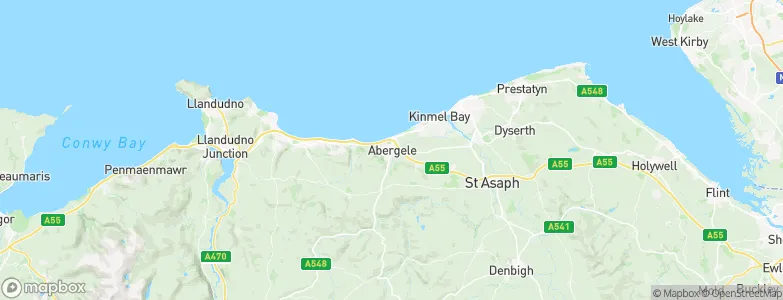 Abergele, United Kingdom Map
