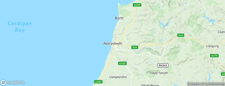 Aberystwyth, United Kingdom Map