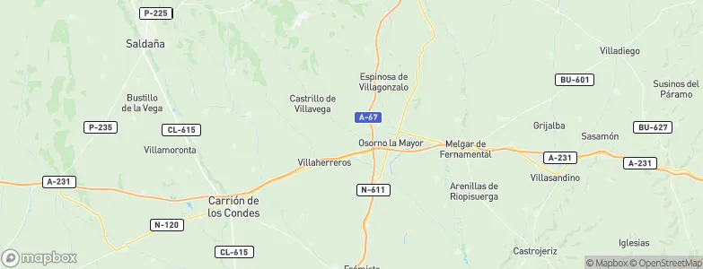 Abia de las Torres, Spain Map