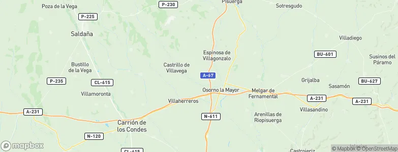 Abia de las Torres, Spain Map