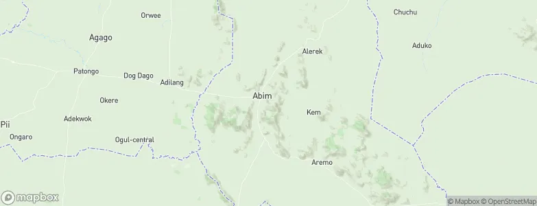 Abim, Uganda Map