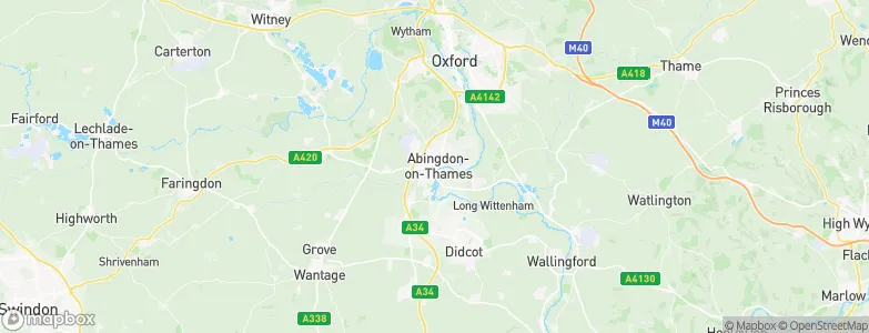 Abingdon, United Kingdom Map