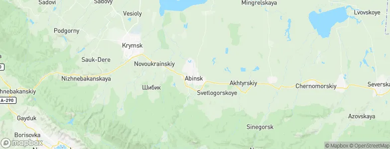 Abinsk, Russia Map
