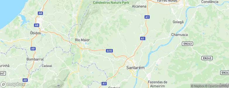 Abitureiras, Portugal Map