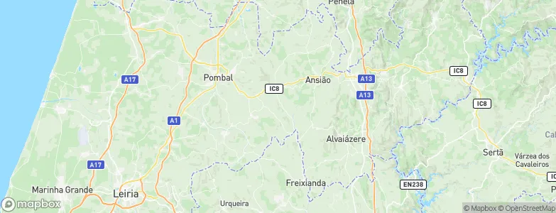 Abiul, Portugal Map