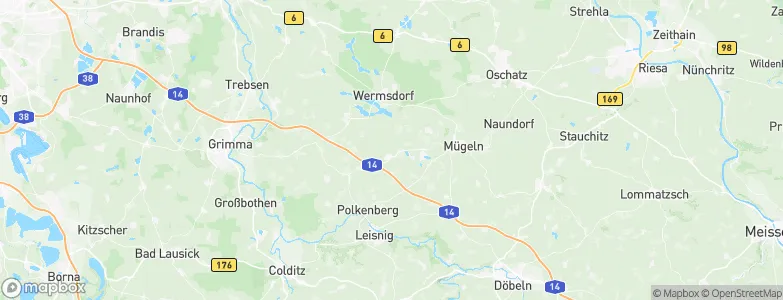 Ablaß, Germany Map
