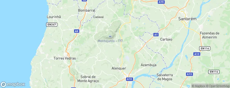 Abrigada, Portugal Map