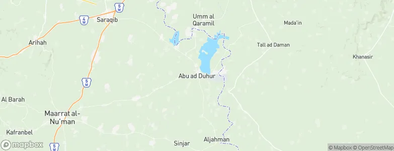 Abū az̧ Z̧uhūr, Syria Map