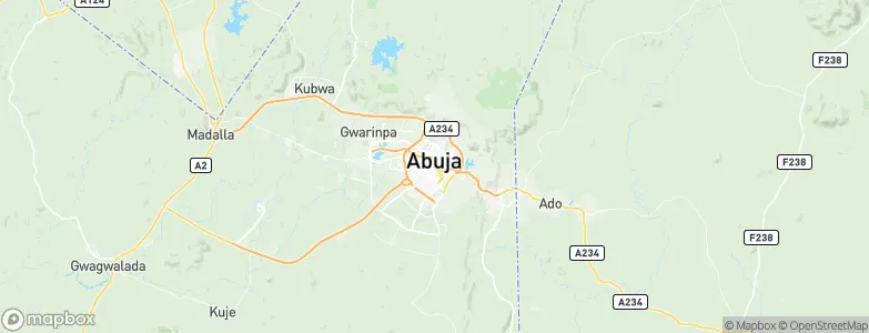 Abuja, Nigeria Map