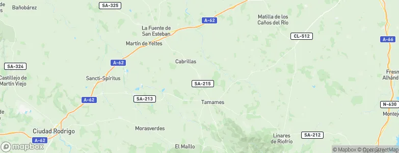 Abusejo, Spain Map