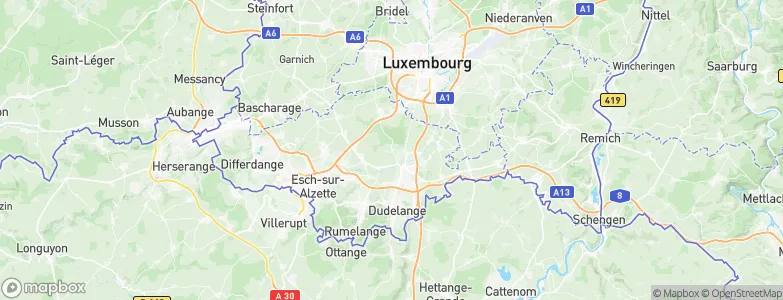 Abweiler, Luxembourg Map