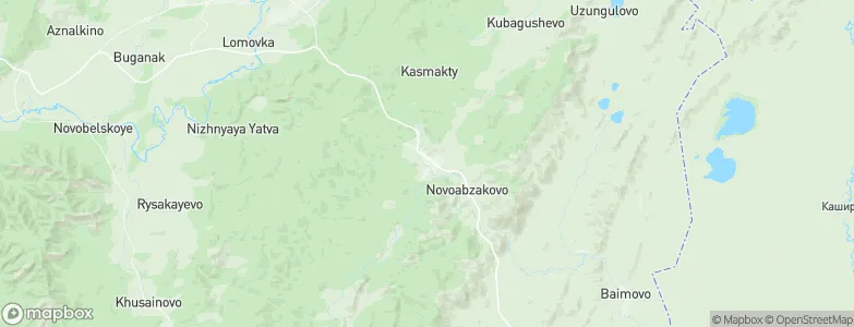 Abzakovo, Russia Map