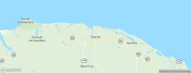 Acaraú, Brazil Map
