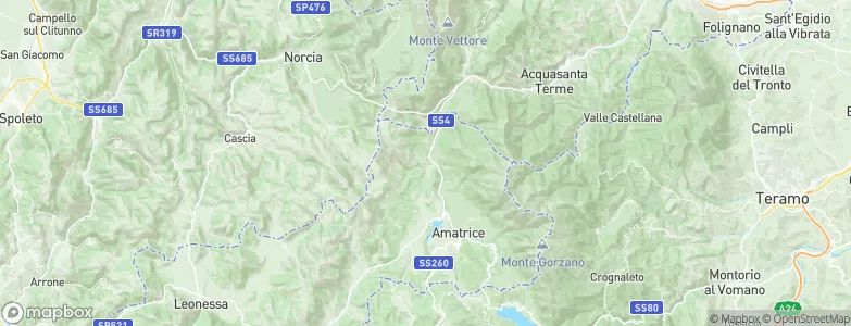 Accumoli, Italy Map