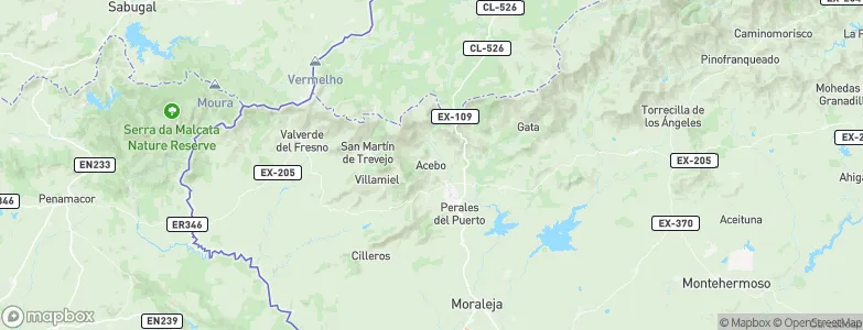Acebo, Spain Map