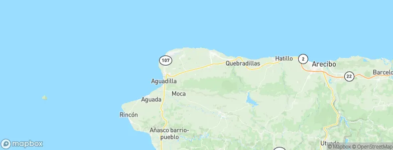 Aceitunas, Puerto Rico Map