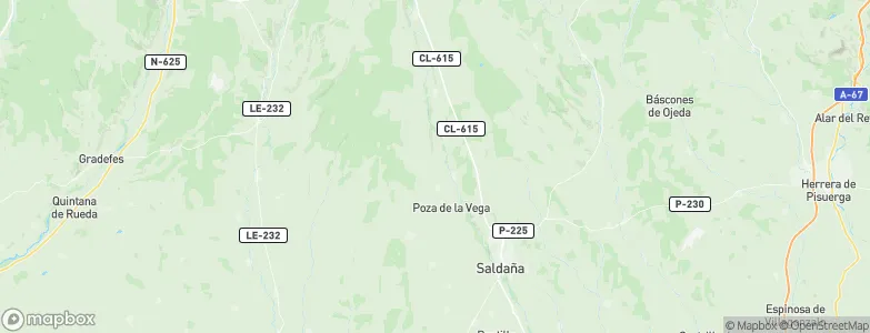 Acera de la Vega, Spain Map
