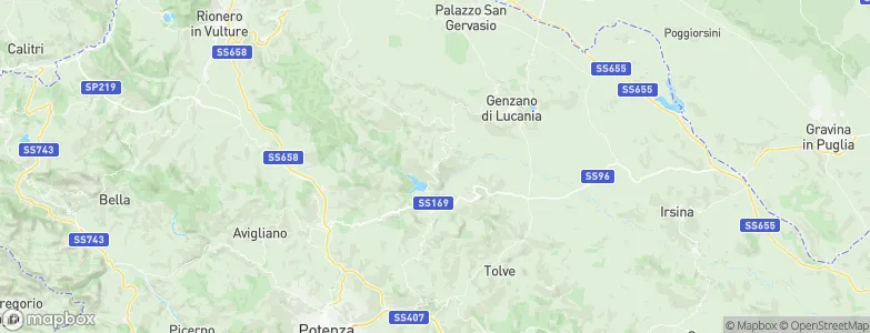 Acerenza, Italy Map