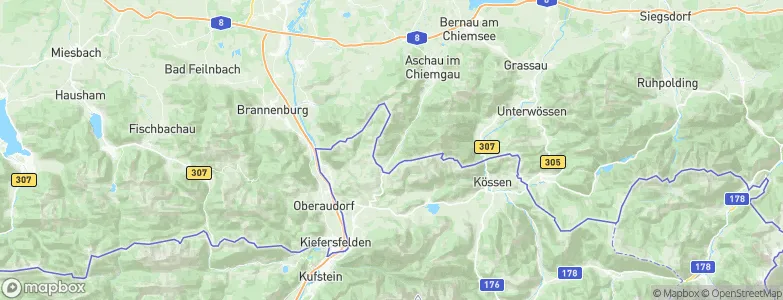 Achen, Germany Map