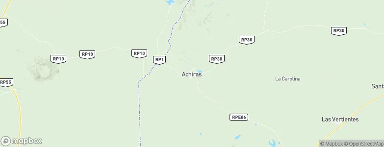 Achiras, Argentina Map
