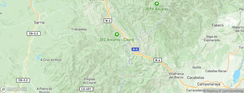 Acibo, Spain Map