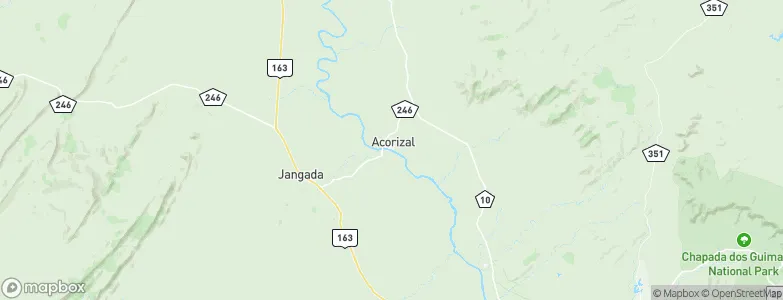 Acorizal, Brazil Map