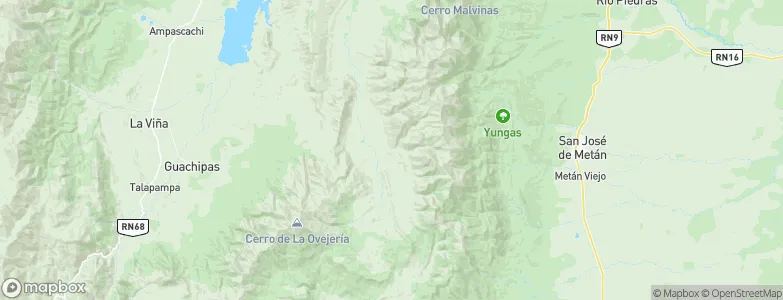 Acosta, Argentina Map