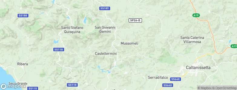 Acquaviva Platani, Italy Map