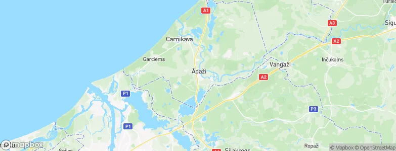 Ādaži, Latvia Map